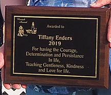 Mariah Award Plaque